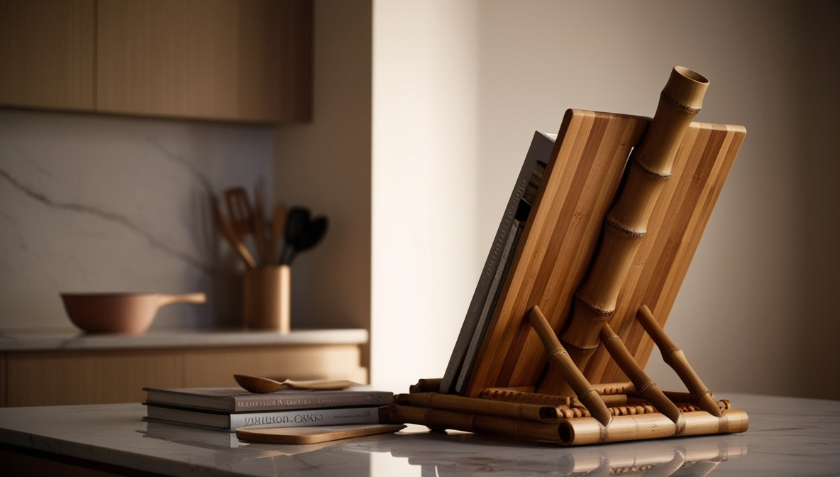 The Bamboo Cookbook Stand: A Sustainable, Stylish Kitchen Essential